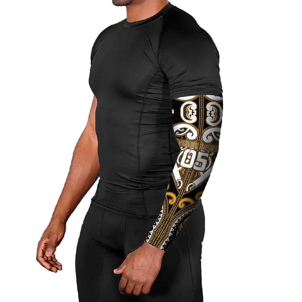 Custom Aotearoa Ngai Te Rangi Arm Sleeves Maori Tribal Pattern