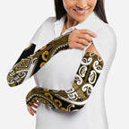 Custom Aotearoa Ngai Te Rangi Arm Sleeves Maori Tribal Pattern