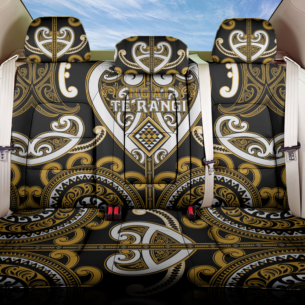 Aotearoa Ngai Te Rangi Back Car Seat Cover Maori Tribal Pattern