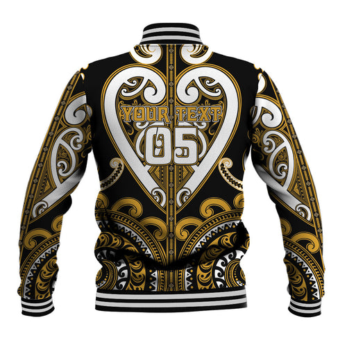 Custom Aotearoa Ngai Te Rangi Baseball Jacket Maori Tribal Pattern