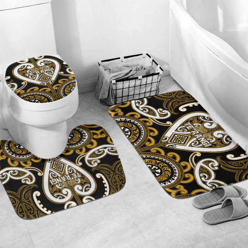 Aotearoa Ngai Te Rangi Bathroom Set Maori Tribal Pattern