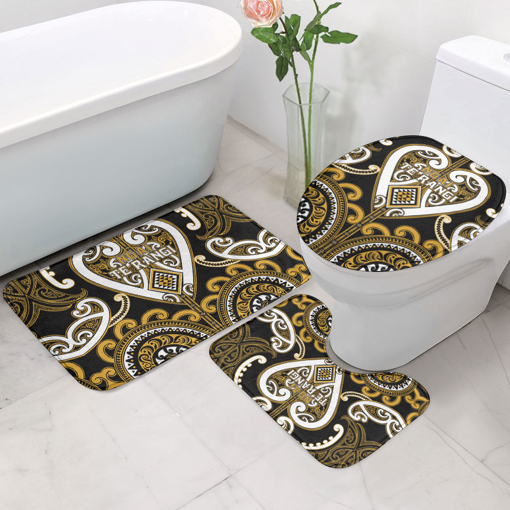 Aotearoa Ngai Te Rangi Bathroom Set Maori Tribal Pattern
