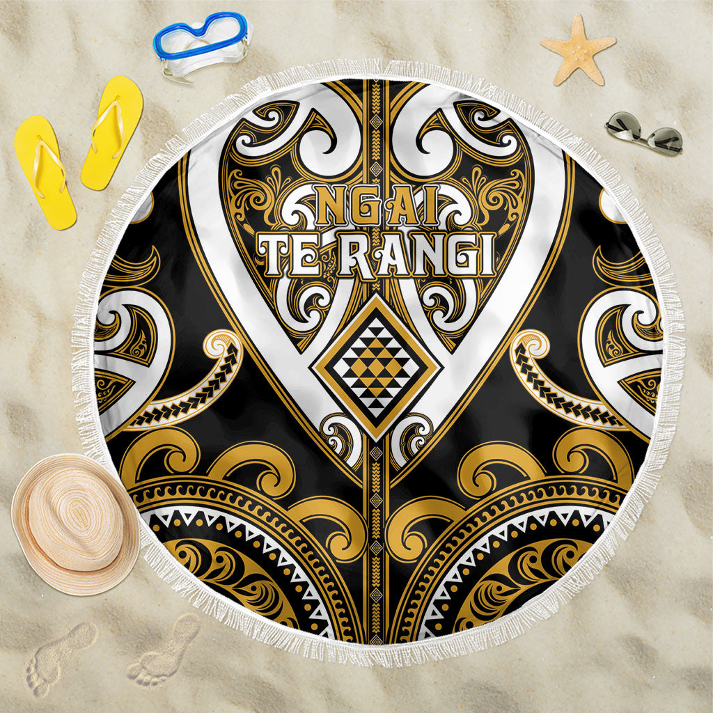 Aotearoa Ngai Te Rangi Beach Blanket Maori Tribal Pattern