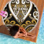 Aotearoa Ngai Te Rangi Beach Blanket Maori Tribal Pattern