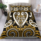 Aotearoa Ngai Te Rangi Bedding Set Maori Tribal Pattern