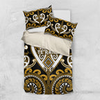 Aotearoa Ngai Te Rangi Bedding Set Maori Tribal Pattern