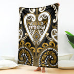 Aotearoa Ngai Te Rangi Blanket Maori Tribal Pattern