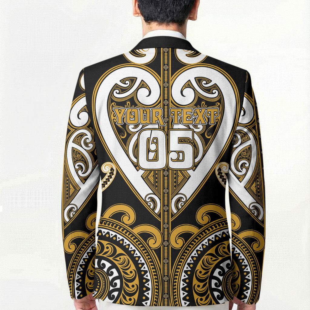 Custom Aotearoa Ngai Te Rangi Blazer Maori Tribal Pattern
