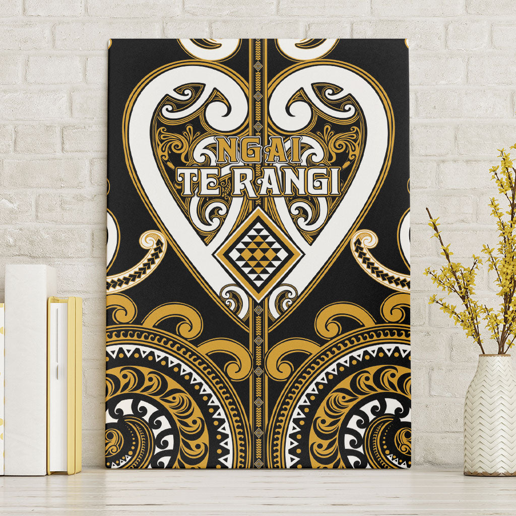 Aotearoa Ngai Te Rangi Canvas Wall Art Maori Tribal Pattern