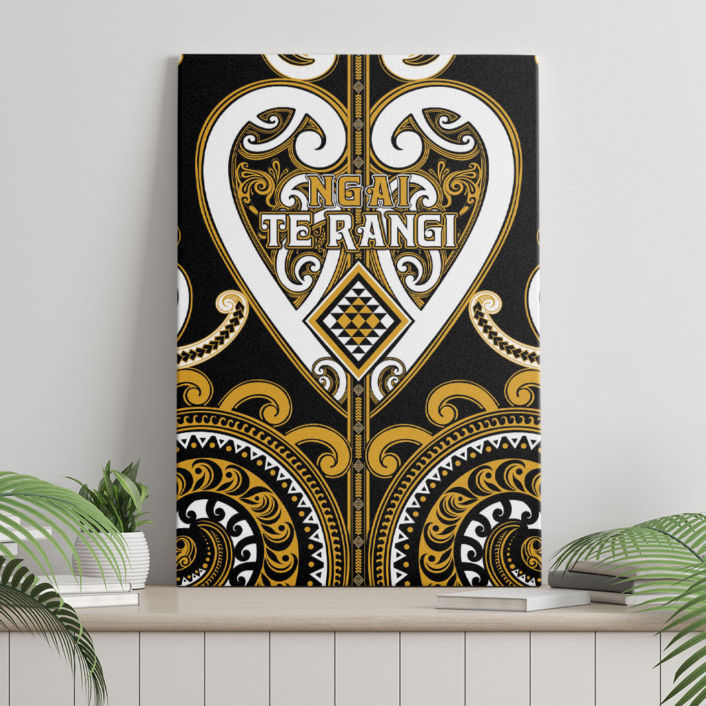 Aotearoa Ngai Te Rangi Canvas Wall Art Maori Tribal Pattern