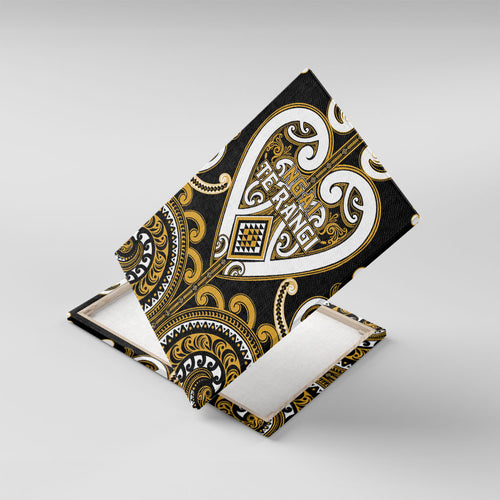 Aotearoa Ngai Te Rangi Canvas Wall Art Maori Tribal Pattern