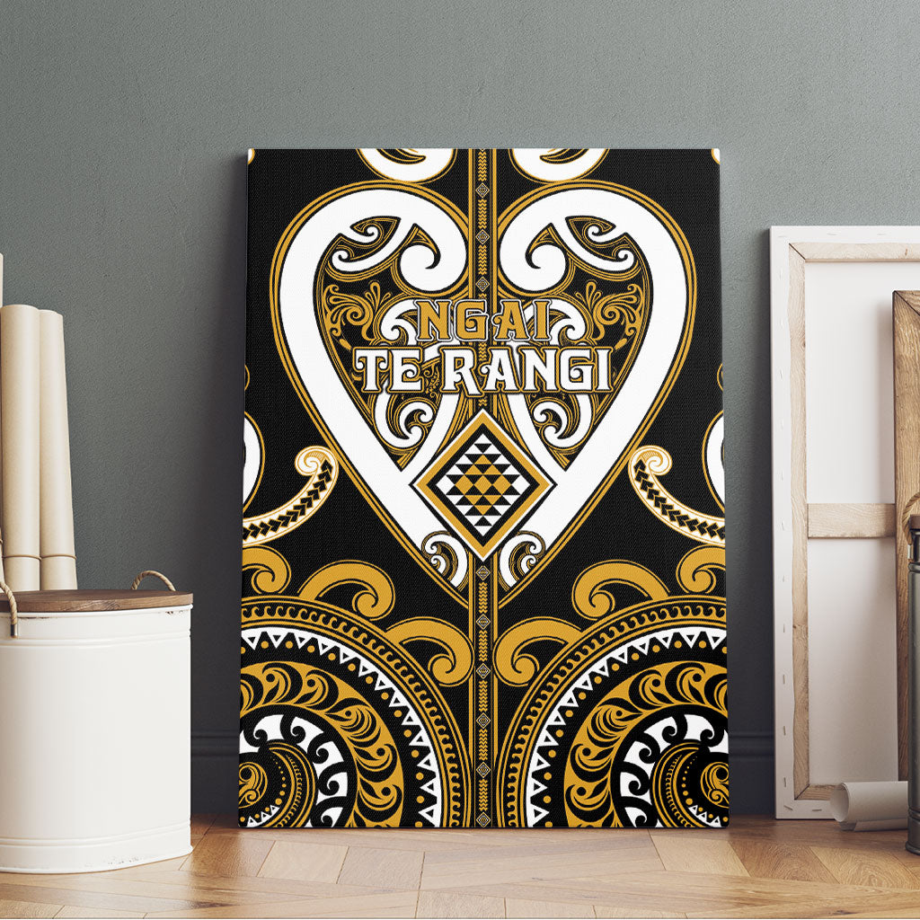 Aotearoa Ngai Te Rangi Canvas Wall Art Maori Tribal Pattern