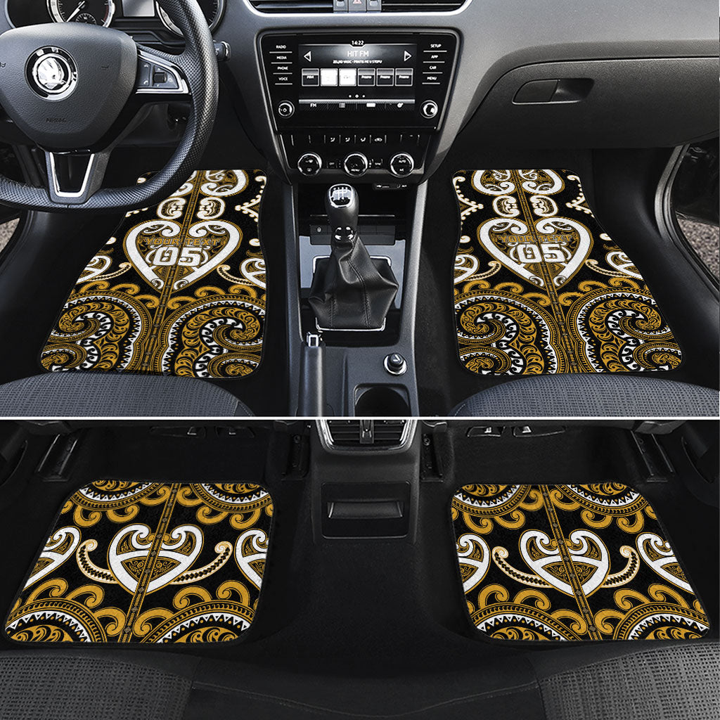Custom Aotearoa Ngai Te Rangi Car Mats Maori Tribal Pattern