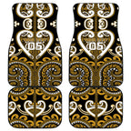Custom Aotearoa Ngai Te Rangi Car Mats Maori Tribal Pattern