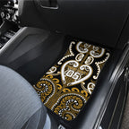 Custom Aotearoa Ngai Te Rangi Car Mats Maori Tribal Pattern
