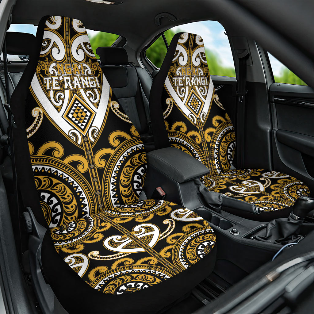 Aotearoa Ngai Te Rangi Car Seat Cover Maori Tribal Pattern