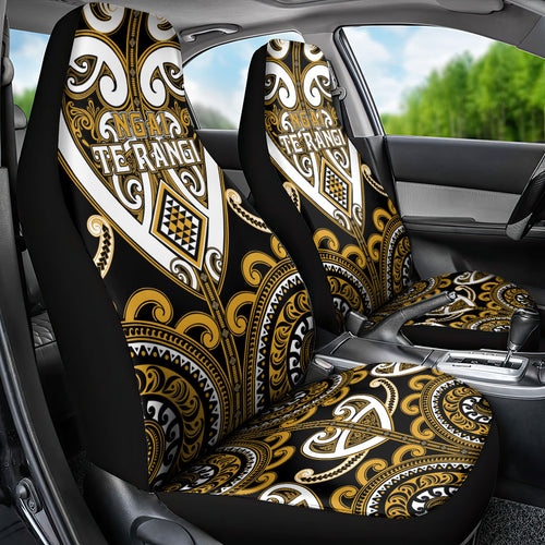 Aotearoa Ngai Te Rangi Car Seat Cover Maori Tribal Pattern