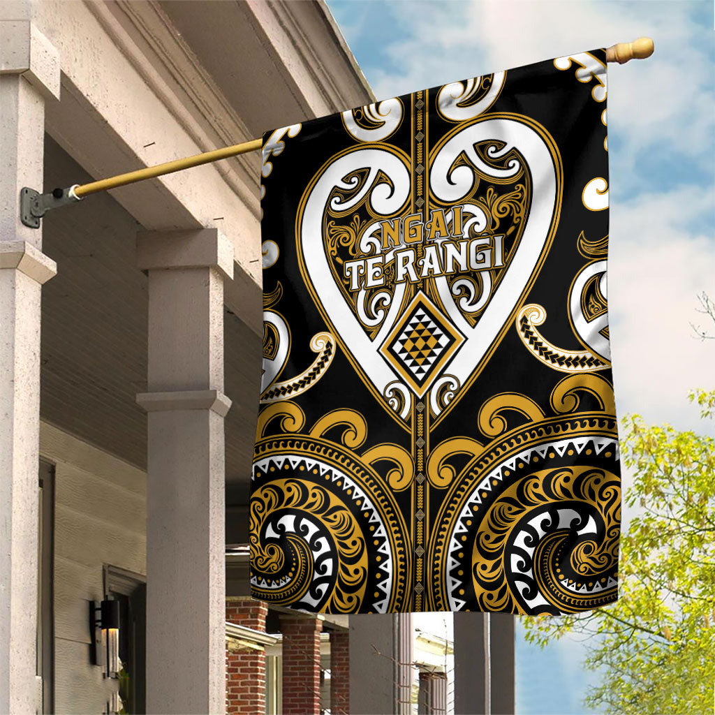 Aotearoa Ngai Te Rangi Garden Flag Maori Tribal Pattern