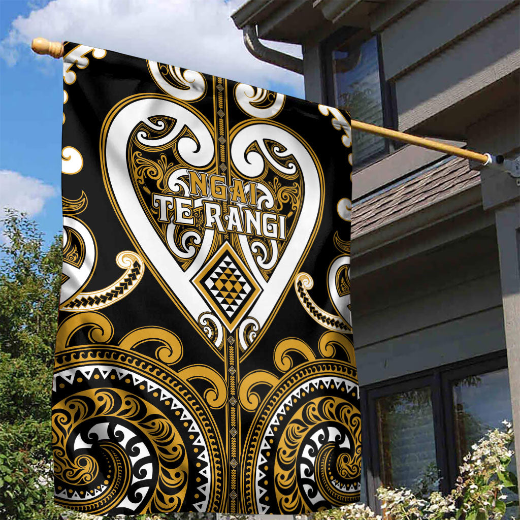 Aotearoa Ngai Te Rangi Garden Flag Maori Tribal Pattern