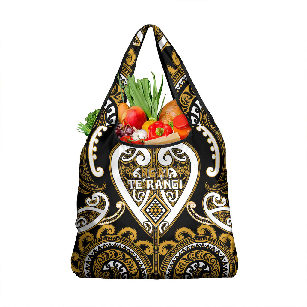 Aotearoa Ngai Te Rangi Grocery Bag Maori Tribal Pattern