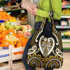 Aotearoa Ngai Te Rangi Grocery Bag Maori Tribal Pattern