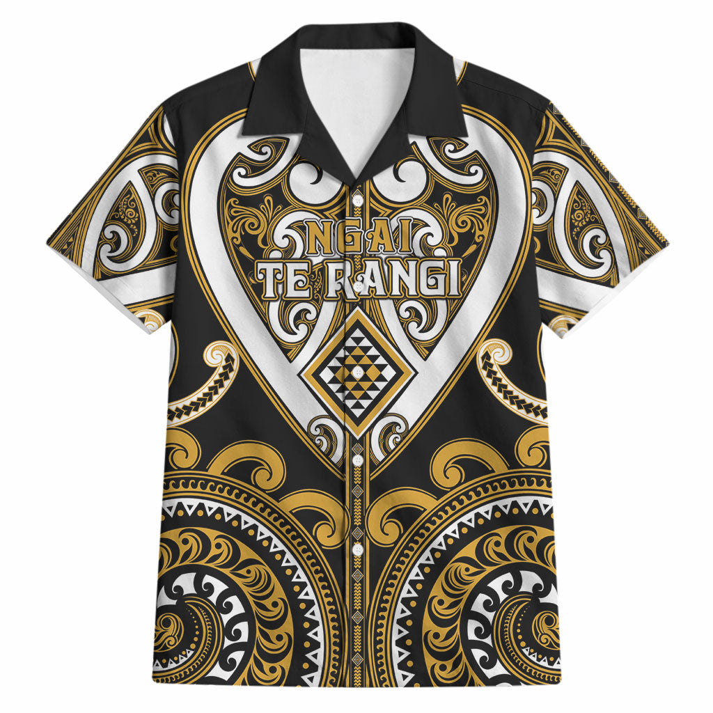 Custom Aotearoa Ngai Te Rangi Hawaiian Shirt Maori Tribal Pattern