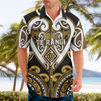 Custom Aotearoa Ngai Te Rangi Hawaiian Shirt Maori Tribal Pattern
