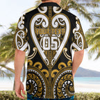 Custom Aotearoa Ngai Te Rangi Hawaiian Shirt Maori Tribal Pattern