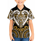 Custom Aotearoa Ngai Te Rangi Hawaiian Shirt Maori Tribal Pattern