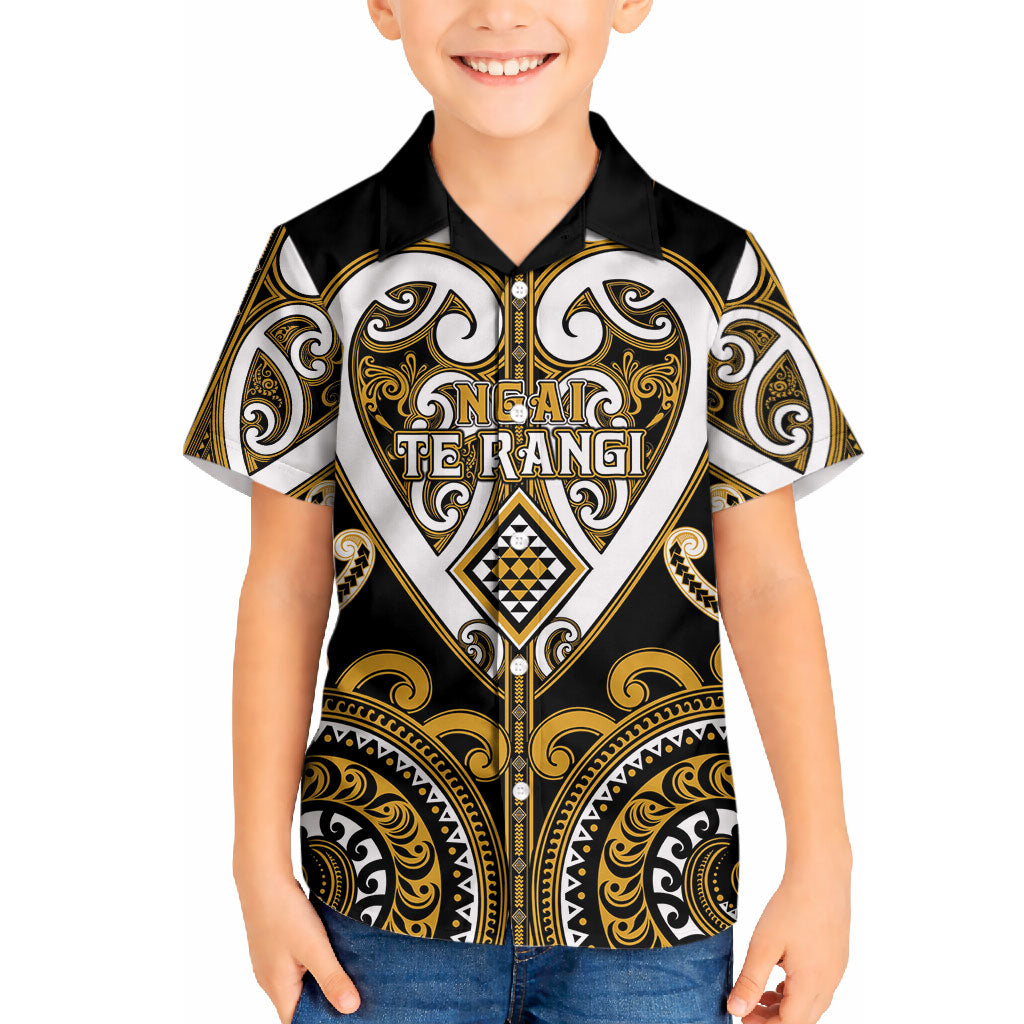 Custom Aotearoa Ngai Te Rangi Hawaiian Shirt Maori Tribal Pattern