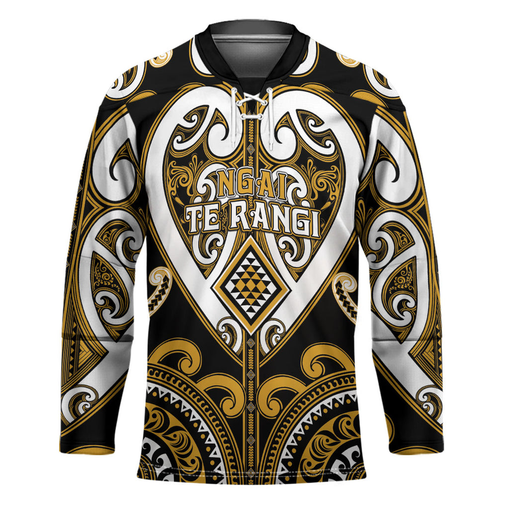 Custom Aotearoa Ngai Te Rangi Hockey Jersey Maori Tribal Pattern