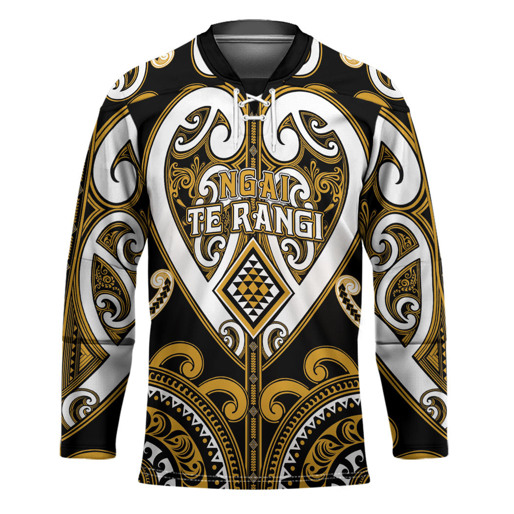 Custom Aotearoa Ngai Te Rangi Hockey Jersey Maori Tribal Pattern