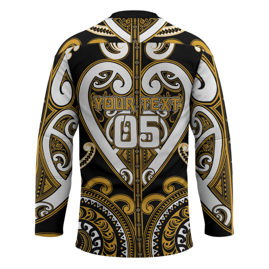 Custom Aotearoa Ngai Te Rangi Hockey Jersey Maori Tribal Pattern