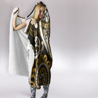 Aotearoa Ngai Te Rangi Hooded Blanket Maori Tribal Pattern