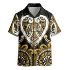 Custom Aotearoa Ngai Te Rangi Kid Hawaiian Shirt Maori Tribal Pattern