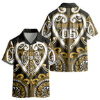 Custom Aotearoa Ngai Te Rangi Kid Hawaiian Shirt Maori Tribal Pattern