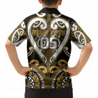 Custom Aotearoa Ngai Te Rangi Kid Hawaiian Shirt Maori Tribal Pattern