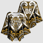 Custom Aotearoa Ngai Te Rangi Kimono Sleeve Blouse Maori Tribal Pattern