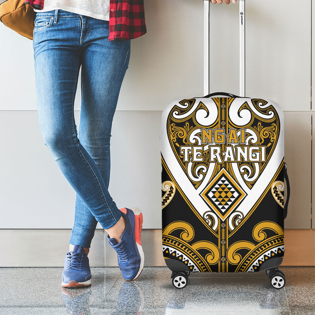 Aotearoa Ngai Te Rangi Luggage Cover Maori Tribal Pattern