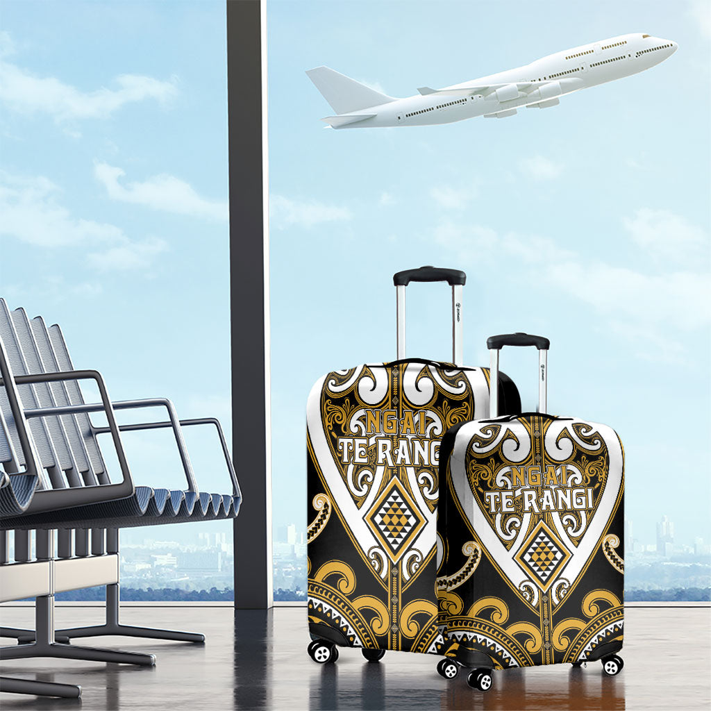 Aotearoa Ngai Te Rangi Luggage Cover Maori Tribal Pattern