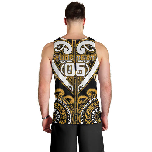 Custom Aotearoa Ngai Te Rangi Men Tank Top Maori Tribal Pattern