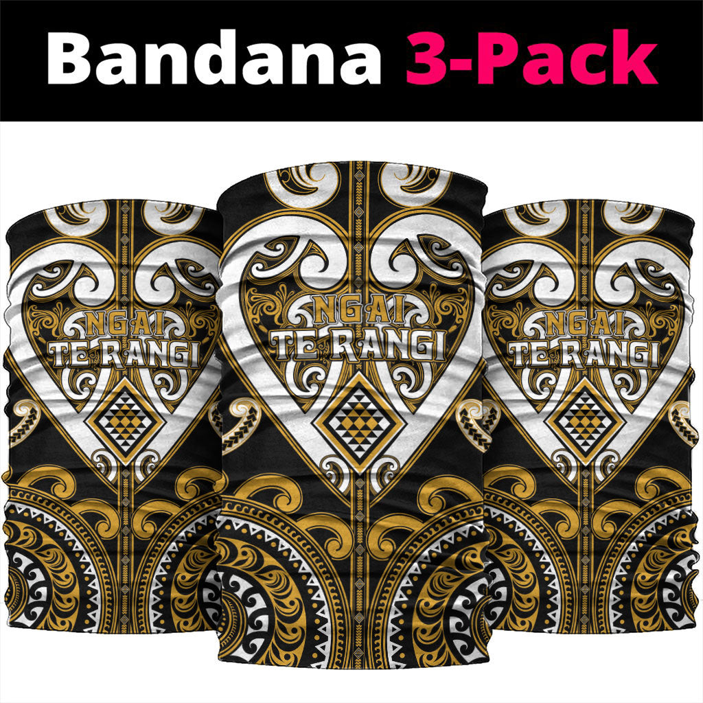Aotearoa Ngai Te Rangi Neck Gaiter Maori Tribal Pattern