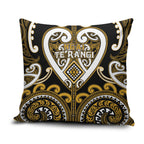 Aotearoa Ngai Te Rangi Pillow Cover Maori Tribal Pattern