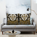 Aotearoa Ngai Te Rangi Pillow Cover Maori Tribal Pattern