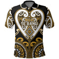 Custom Aotearoa Ngai Te Rangi Polo Shirt Maori Tribal Pattern