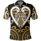 Custom Aotearoa Ngai Te Rangi Polo Shirt Maori Tribal Pattern