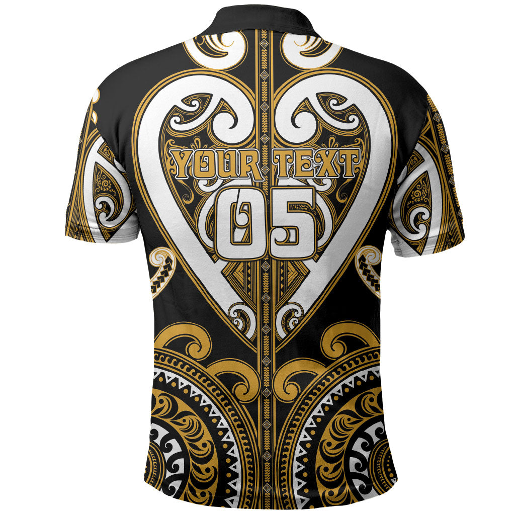 Custom Aotearoa Ngai Te Rangi Polo Shirt Maori Tribal Pattern