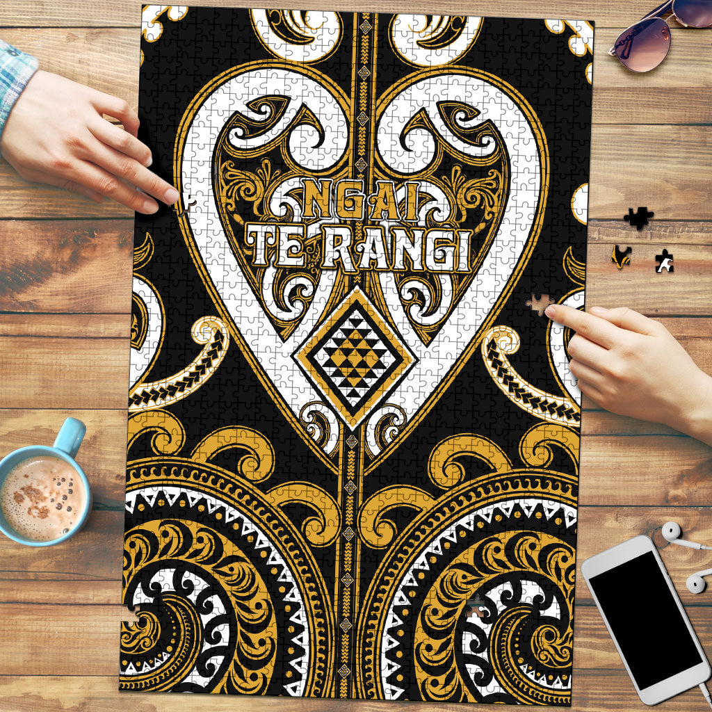 Aotearoa Ngai Te Rangi Puzzle Maori Tribal Pattern
