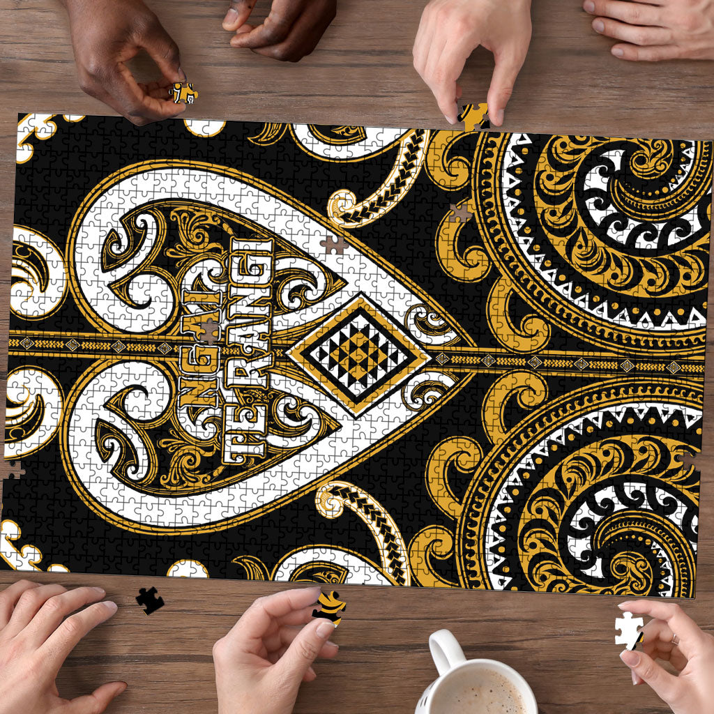Aotearoa Ngai Te Rangi Puzzle Maori Tribal Pattern