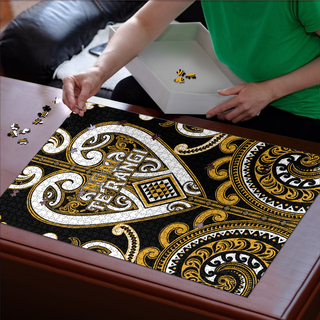 Aotearoa Ngai Te Rangi Puzzle Maori Tribal Pattern